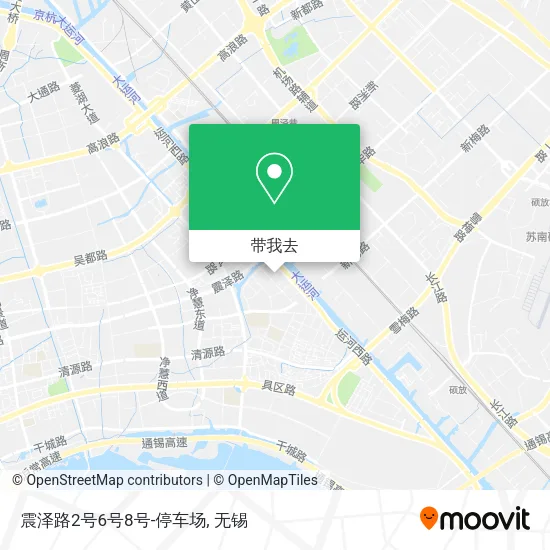 震泽路2号6号8号-停车场地图