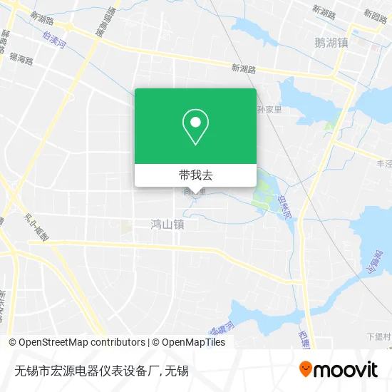 无锡市宏源电器仪表设备厂地图