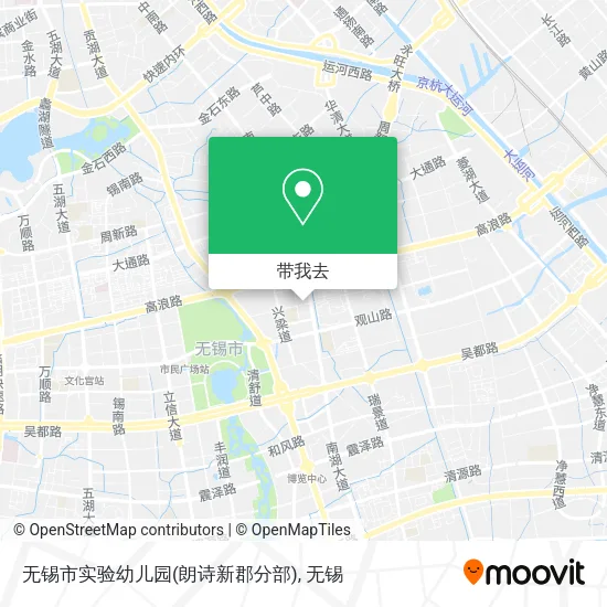 无锡市实验幼儿园(朗诗新郡分部)地图