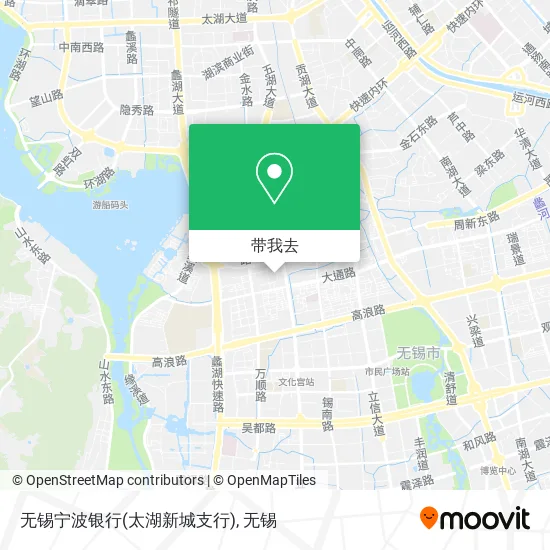 无锡宁波银行(太湖新城支行)地图