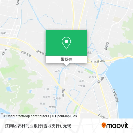 江南区农村商业银行(雪堰支行)地图