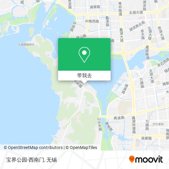 宝界公园-西南门地图