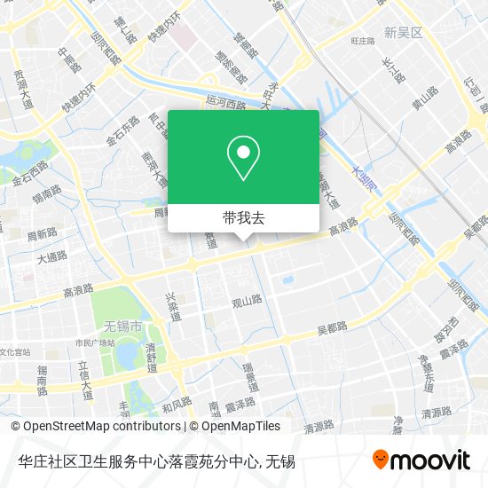华庄社区卫生服务中心落霞苑分中心地图