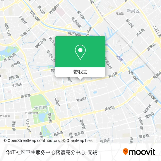 华庄社区卫生服务中心落霞苑分中心地图