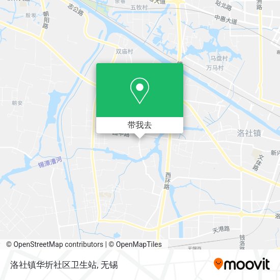 洛社镇华圻社区卫生站地图