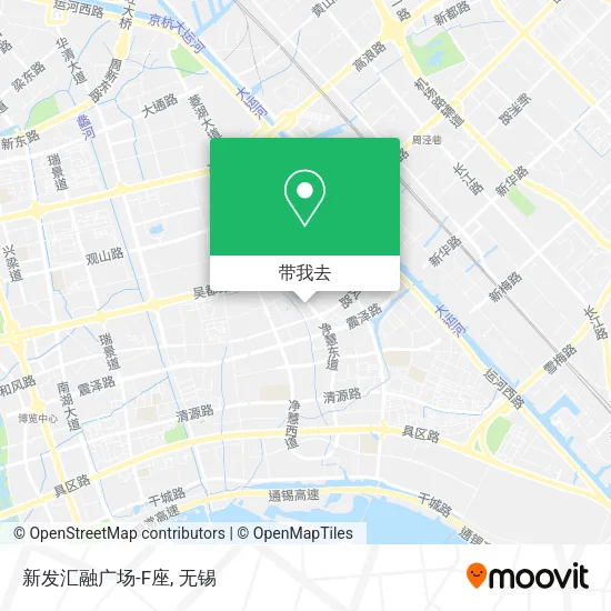 新发汇融广场-F座地图