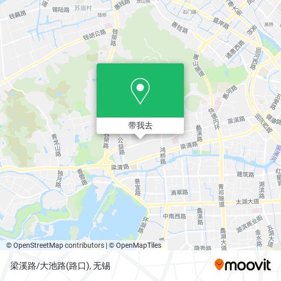 梁溪路/大池路(路口)地图