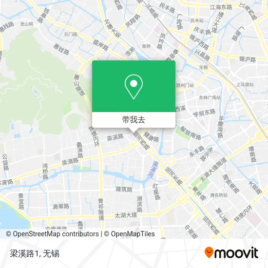 梁溪路1地图