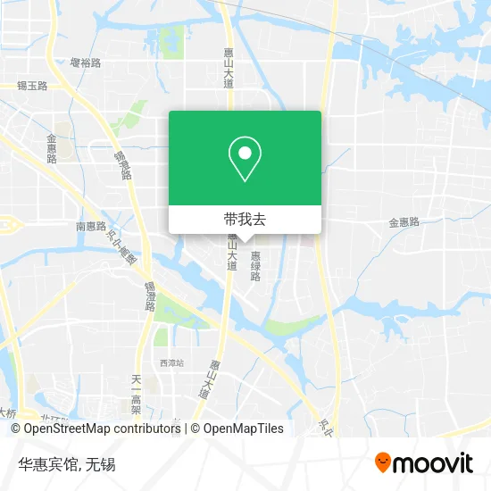 华惠宾馆地图