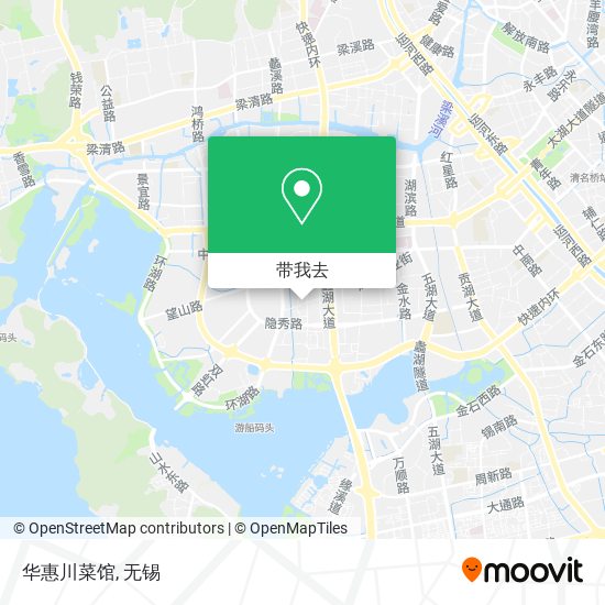 华惠川菜馆地图