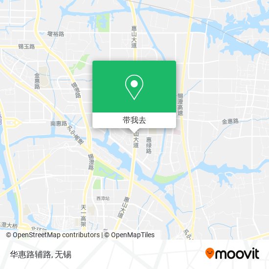 华惠路辅路地图