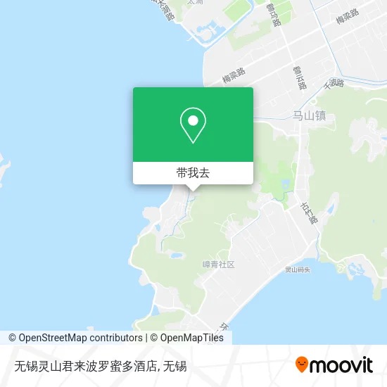 无锡灵山君来波罗蜜多酒店地图