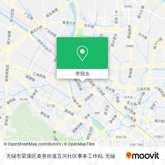 无锡市梁溪区黄巷街道五河社区事务工作站地图