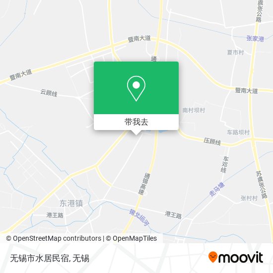 无锡市水居民宿地图