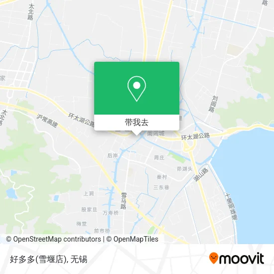好多多(雪堰店)地图