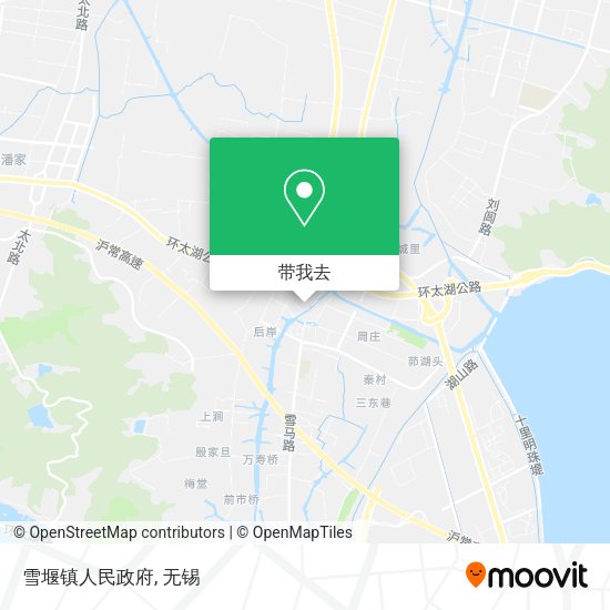 雪堰镇人民政府地图