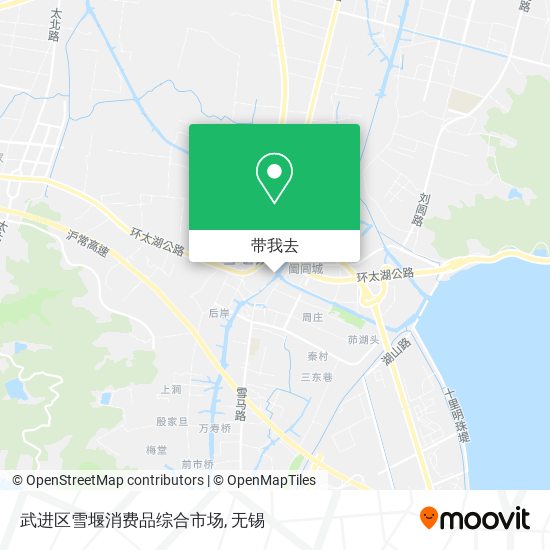 武进区雪堰消费品综合市场地图