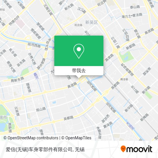 爱信(无锡)车身零部件有限公司地图