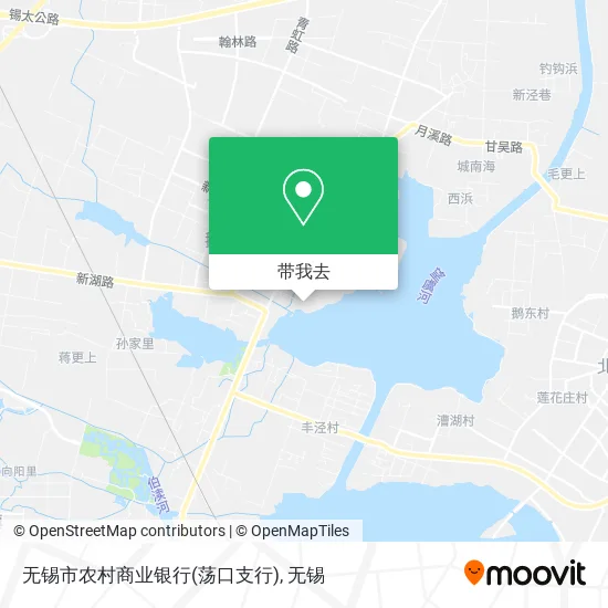 无锡市农村商业银行(荡口支行)地图