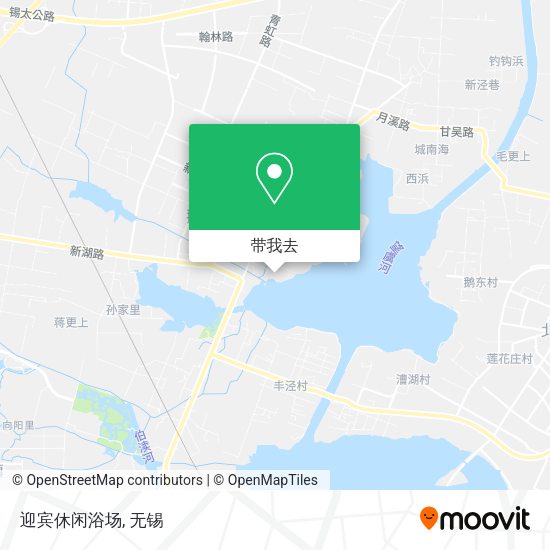 迎宾休闲浴场地图