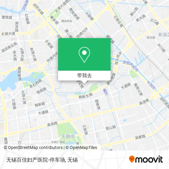 无锡百佳妇产医院-停车场地图
