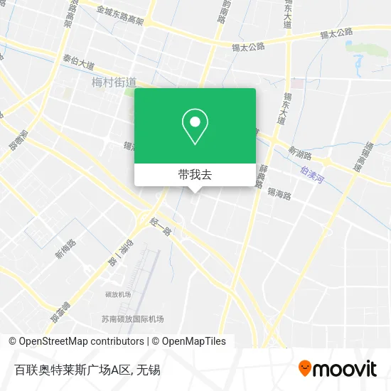 百联奥特莱斯广场A区地图