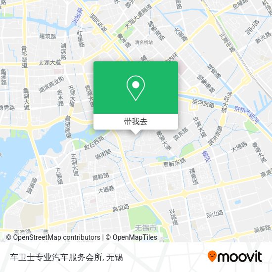 车卫士专业汽车服务会所地图