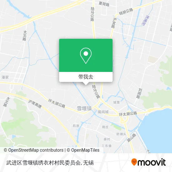 武进区雪堰镇绣衣村村民委员会地图