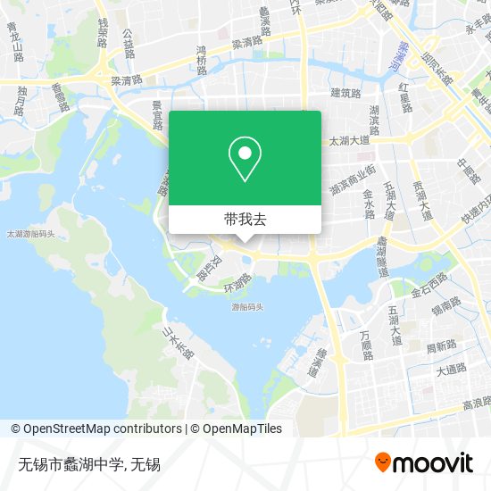 无锡市蠡湖中学地图