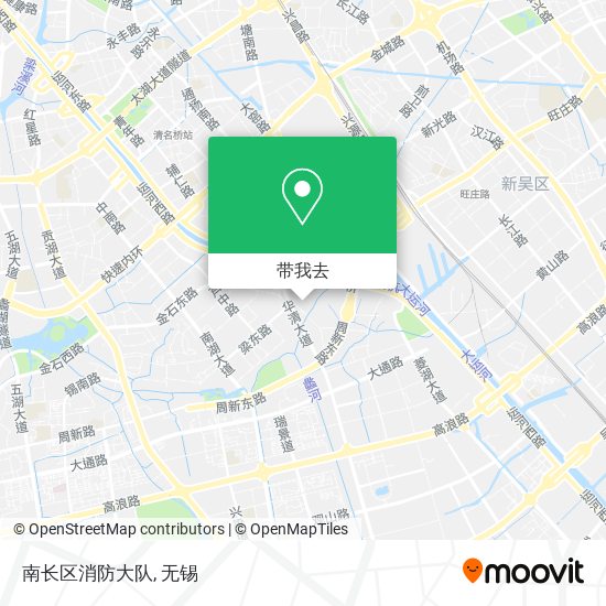 南长区消防大队地图