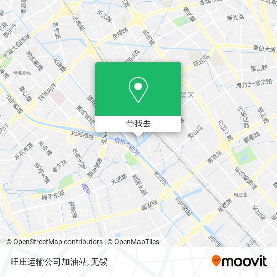 旺庄运输公司加油站地图