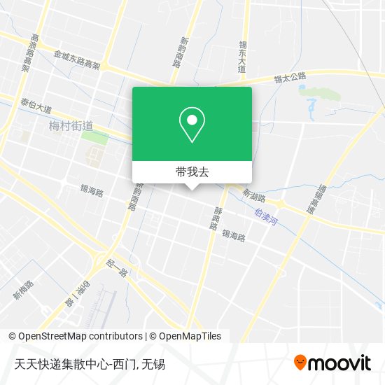 天天快递集散中心-西门地图
