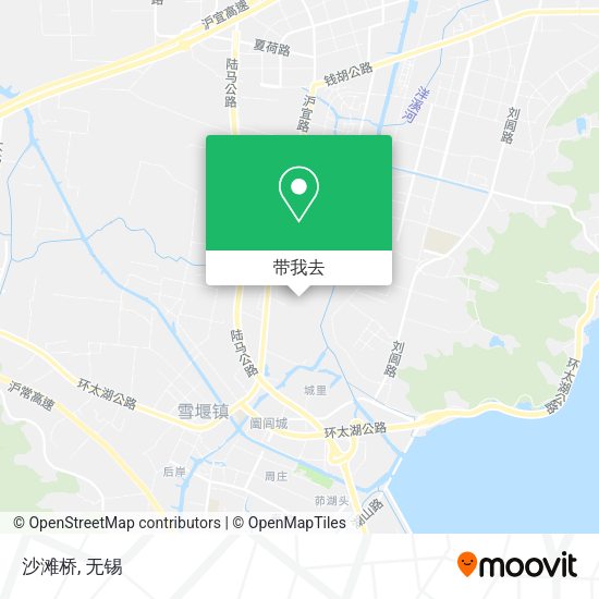 沙滩桥地图