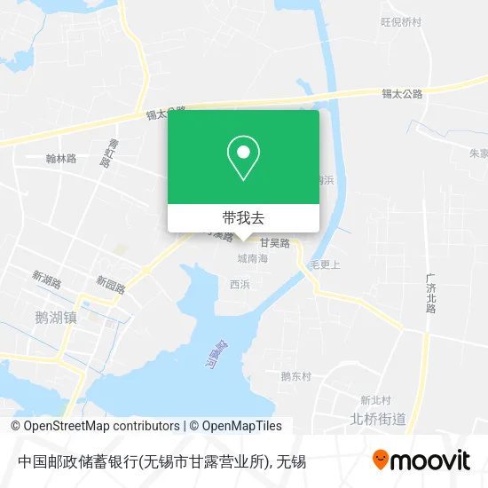 中国邮政储蓄银行(无锡市甘露营业所)地图