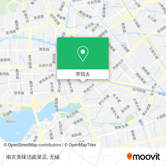 南京美味洁卤菜店地图