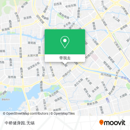 中桥健身园地图