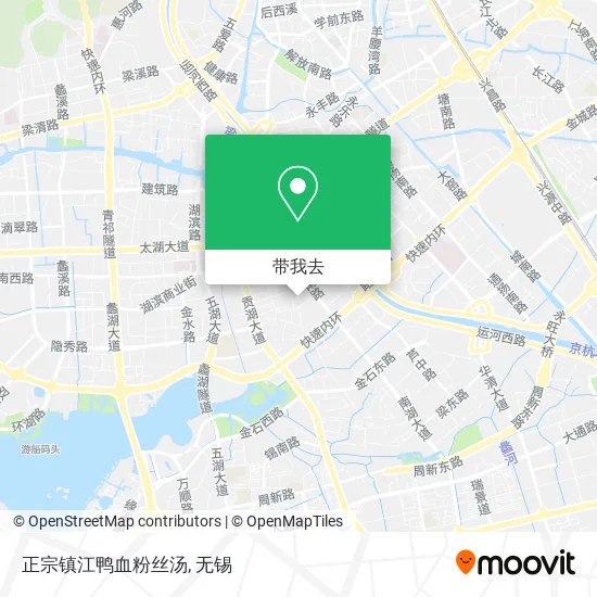 正宗镇江鸭血粉丝汤地图