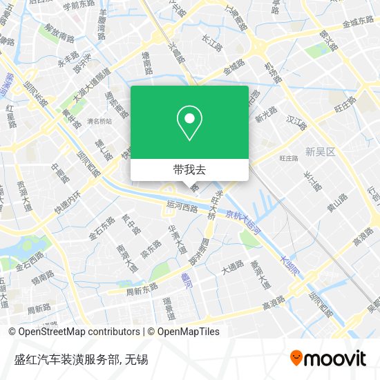 盛红汽车装潢服务部地图