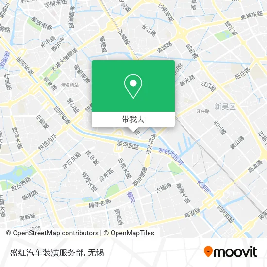 盛红汽车装潢服务部地图