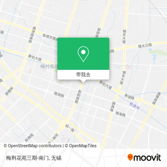 梅荆花苑三期-南门地图