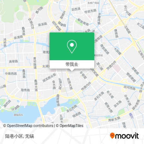 陆巷小区地图