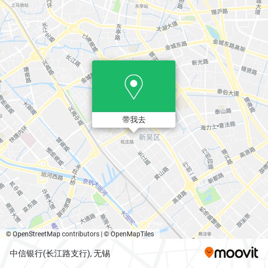 中信银行(长江路支行)地图