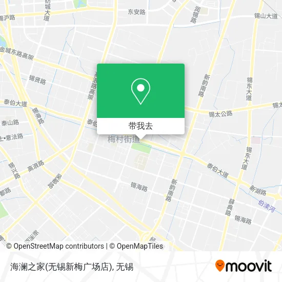 海澜之家(无锡新梅广场店)地图