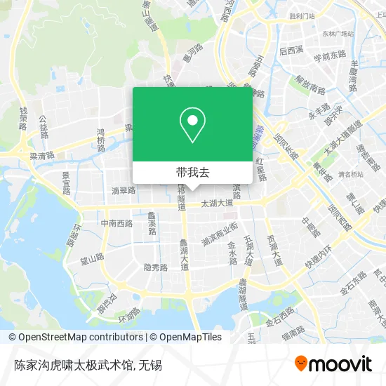 陈家沟虎啸太极武术馆地图