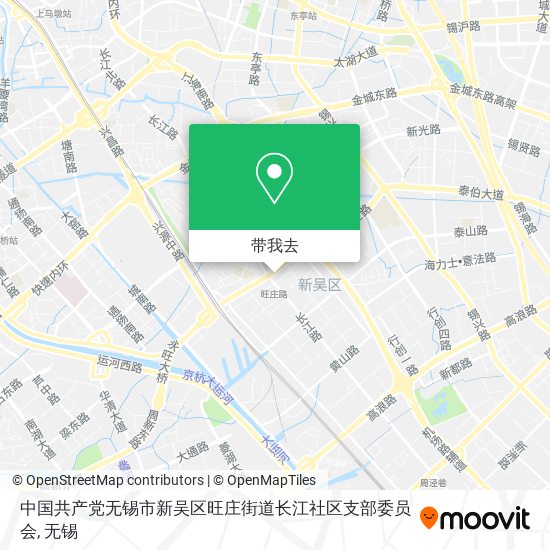 中国共产党无锡市新吴区旺庄街道长江社区支部委员会地图
