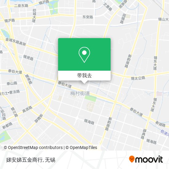 娣安娣五金商行地图