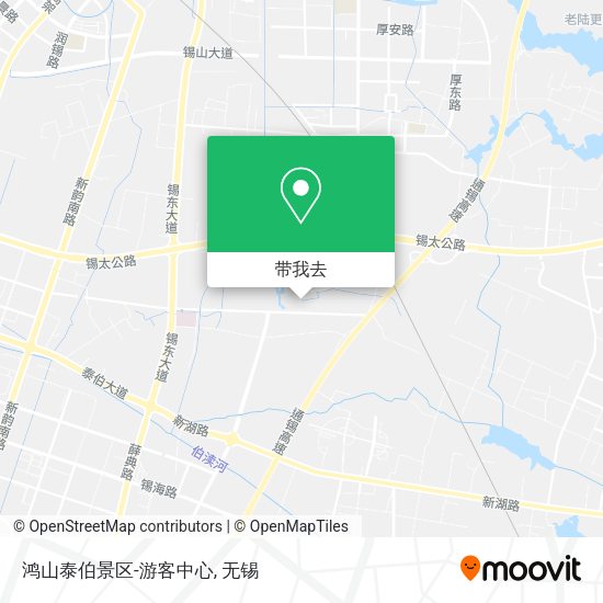 鸿山泰伯景区-游客中心地图