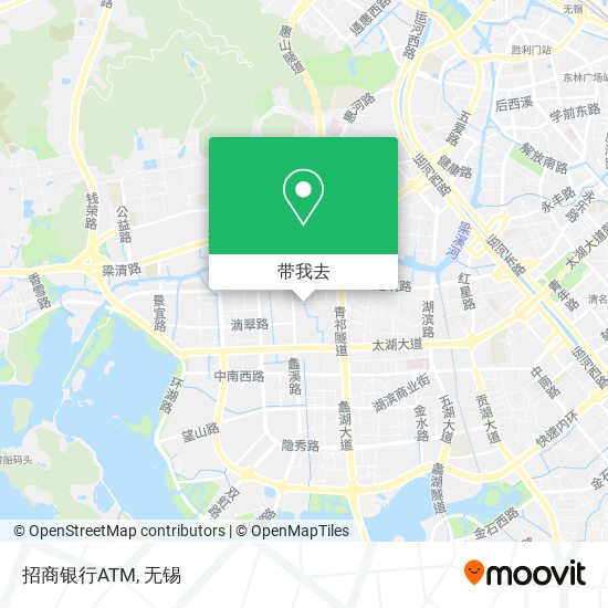 招商银行ATM地图