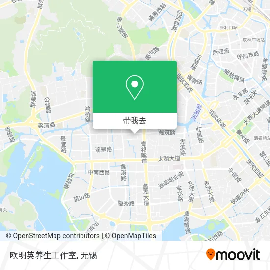 欧明英养生工作室地图