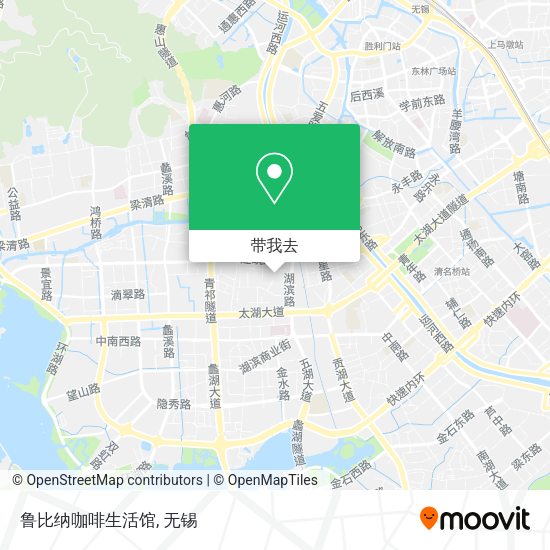 鲁比纳咖啡生活馆地图